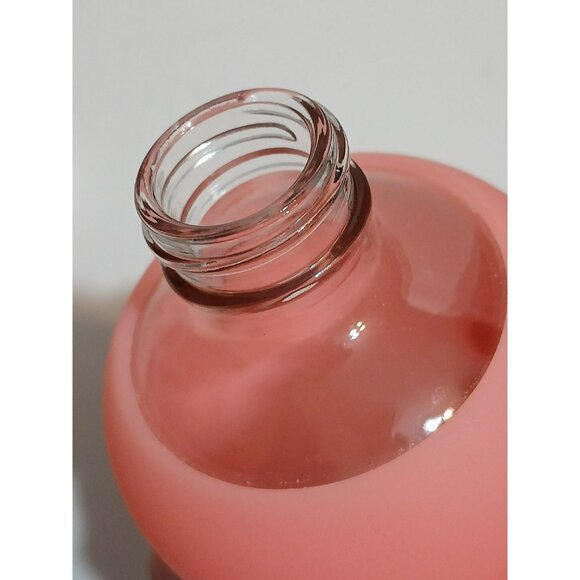 BKR Glass Water Bottle 16 oz W/ Hot Pink Silicone Sleeve Cover - Picture 7 of 11